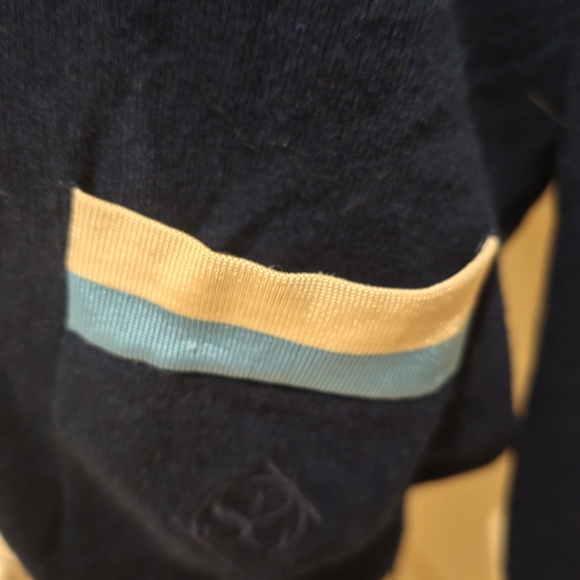 Sandro Clotilde Stripe Wool & Cashmere Cardigan 015500 - Picture 9 of 14